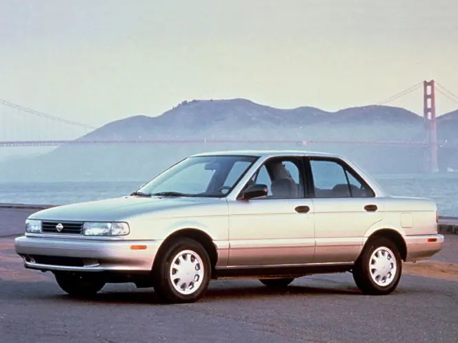 Nissan Sentra (B13) 3 поколение, седан (08.1990 - 07.1992)
